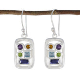 Isadora Multicolor Gemstone Dangle Earrings Multi multicolor Dangle